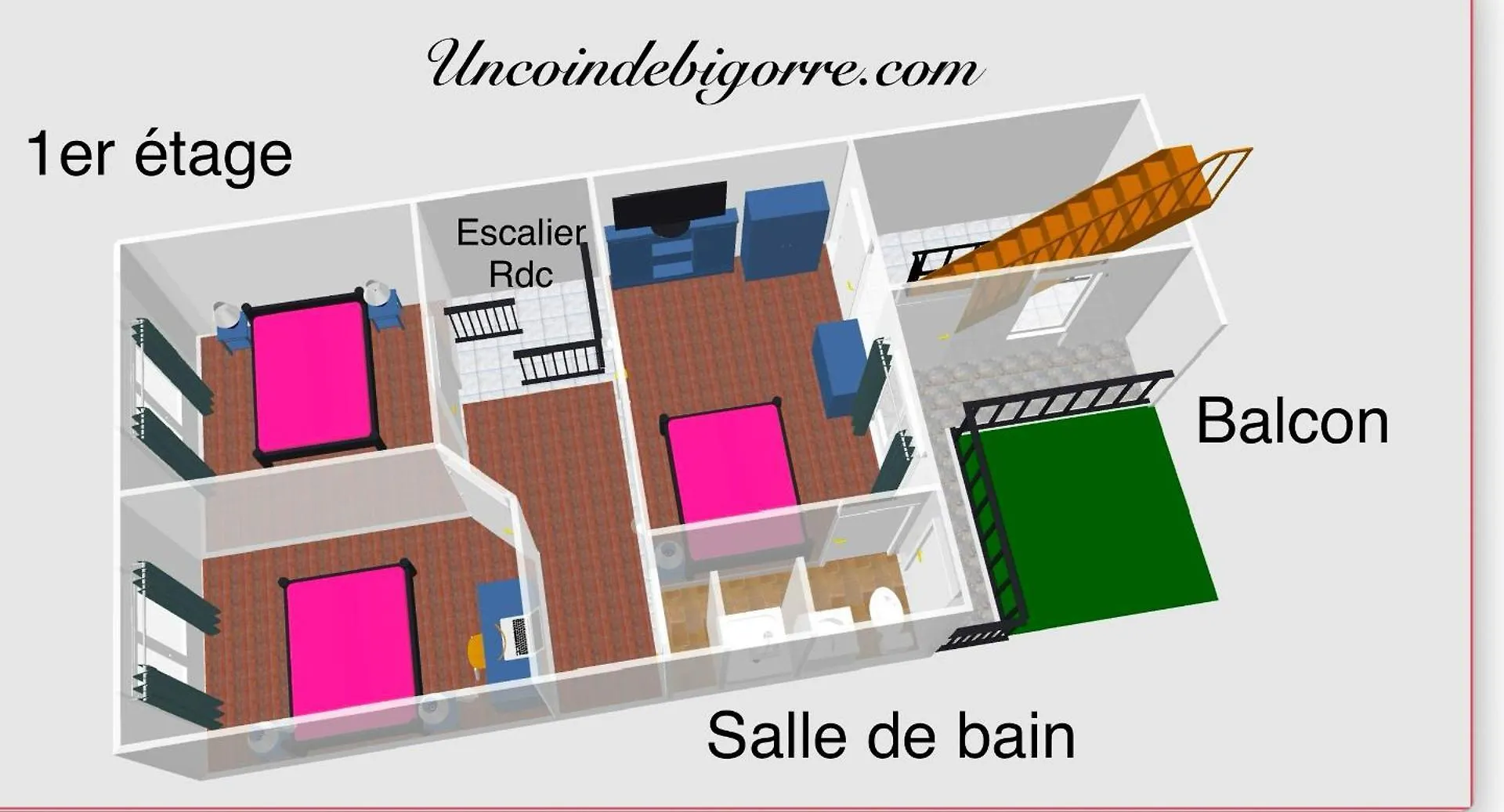 別荘 Logements Un Coin De Bigorre - La Tournayaise - Canal Plus, Netflix, Rmc Sport - Wifi Fibre